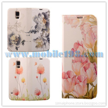 Fashionable Patterns PU Case for Samsung S5
